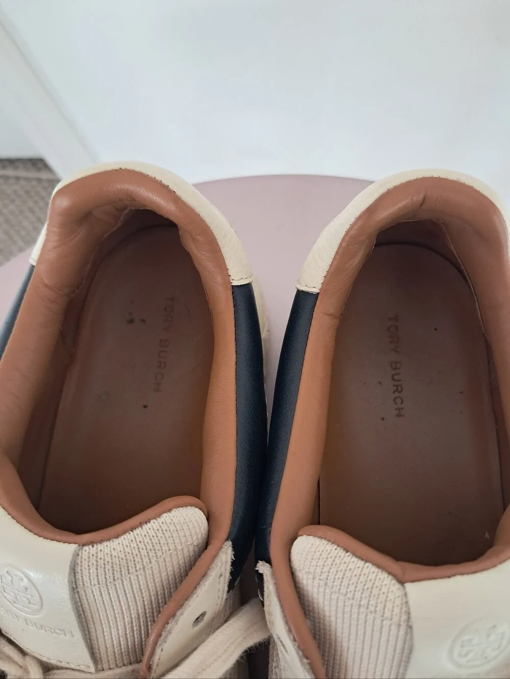 *Final Price* Tory Burch Sneakers Women's 11 Ladybug Leather Platform Designer